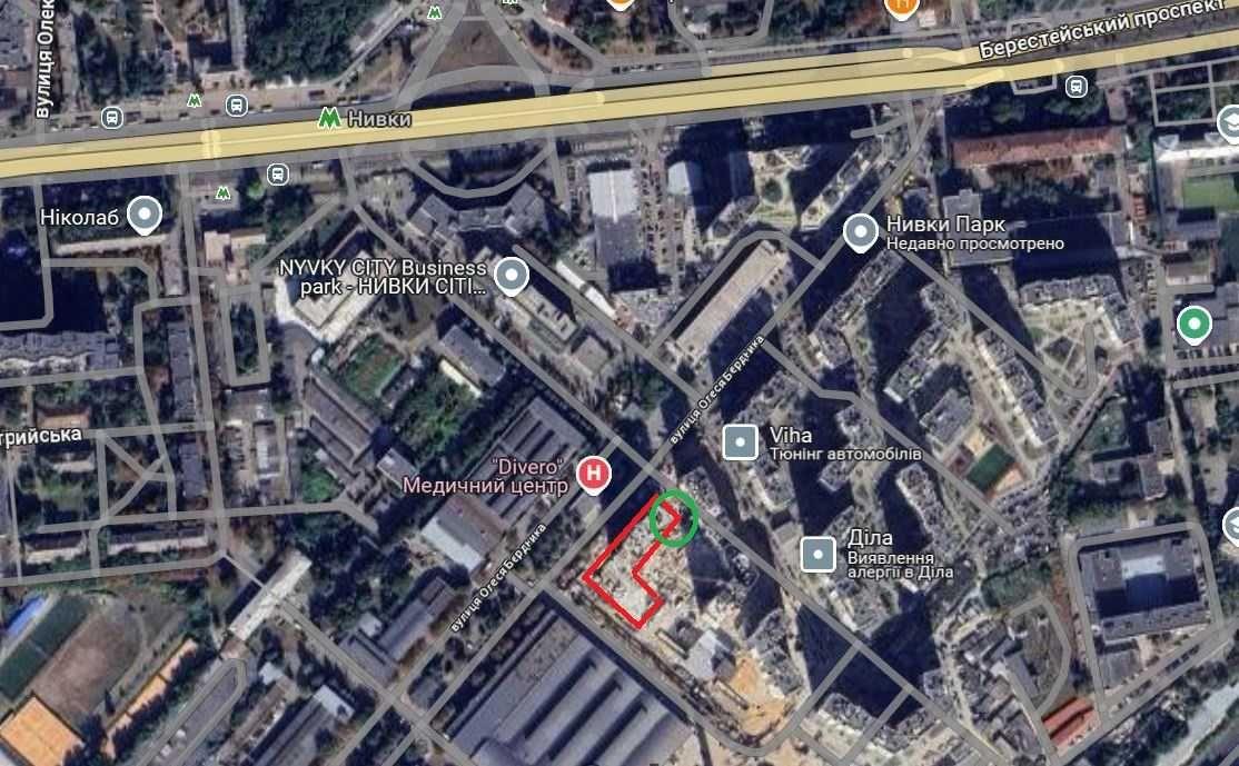 Оренда фасадного приміщення 65 м2 у ЖК Нивки Парк