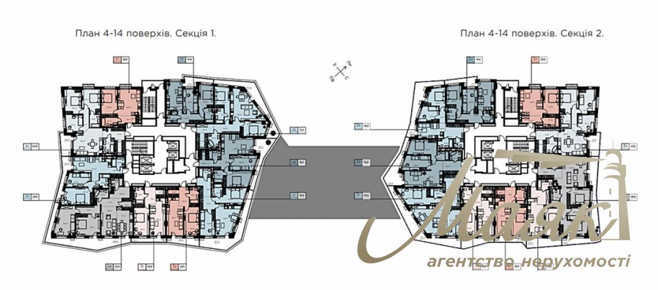 Sale of 3-room apartment in residential complex Diadans