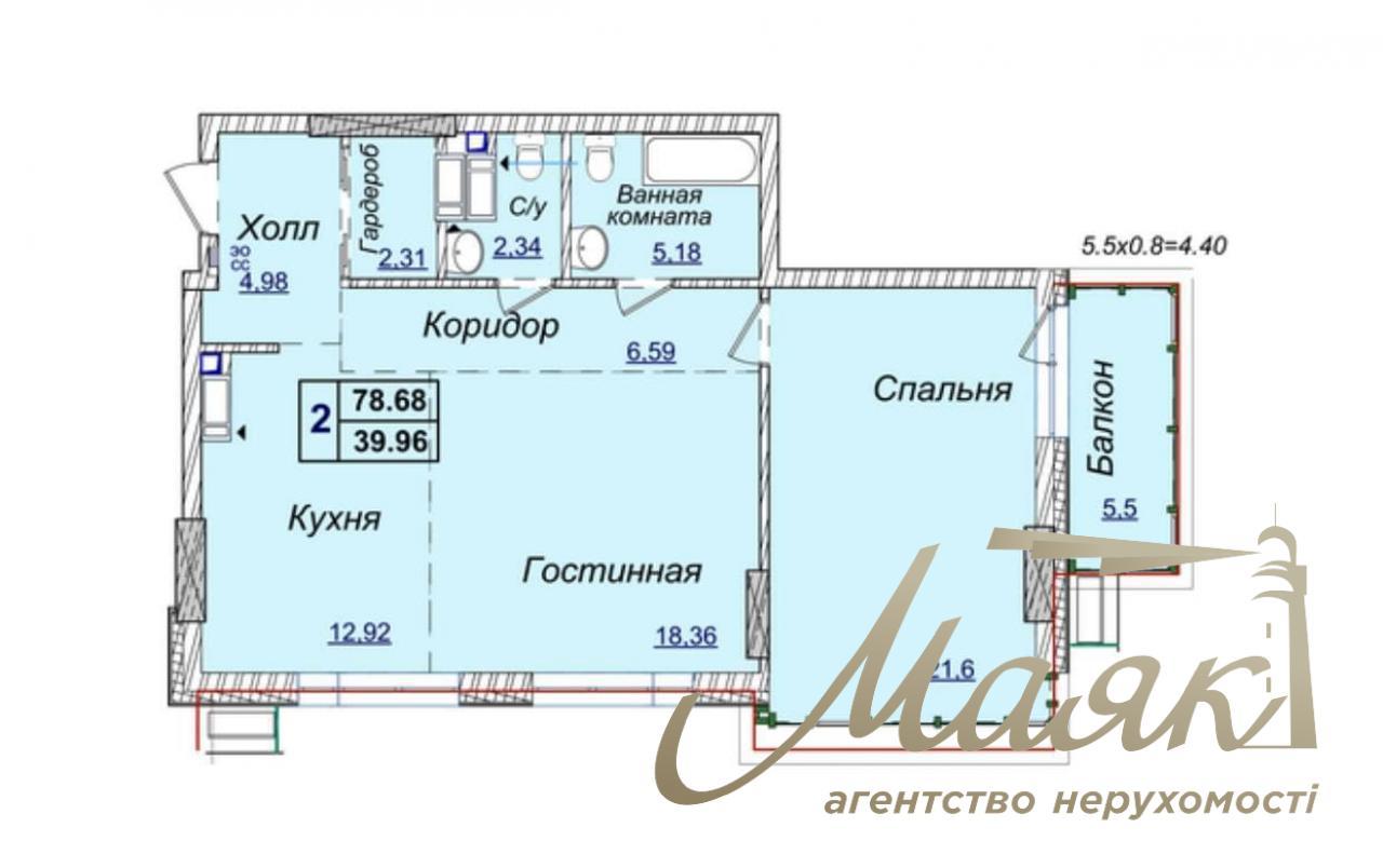 Продаж 5-кімнатної квартири Драгомирова 19Б ЖК Новопечерські Липки