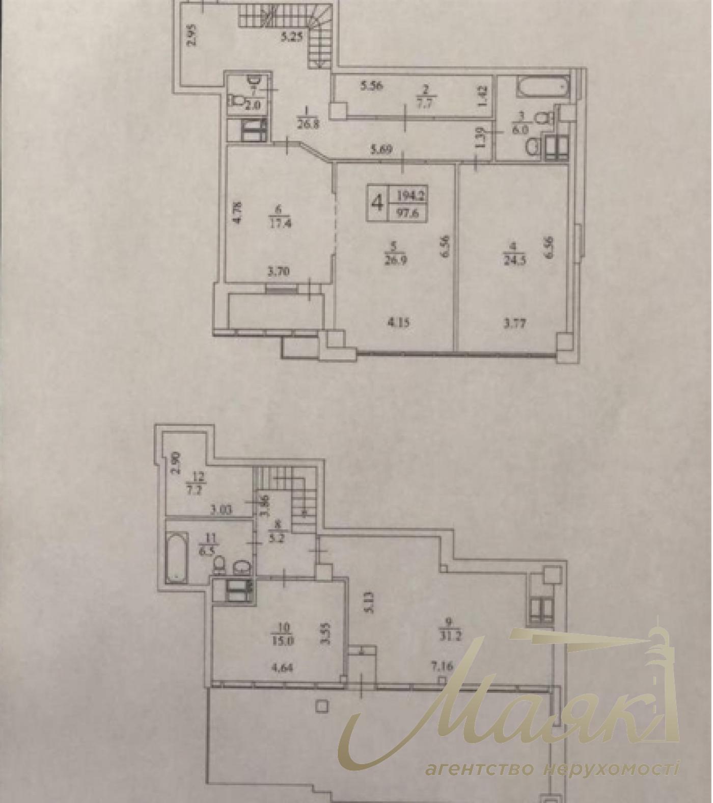 Продаж 7-к квартири 325 м2 у ЖК "БУЛЬВАР ФОНТАНІВ", вул. Саперне поле 3, м. Київ