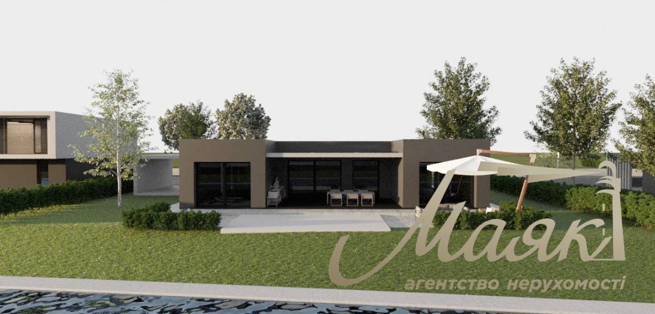 Sale of a 320 m2 house in hi-tech style in Romankov