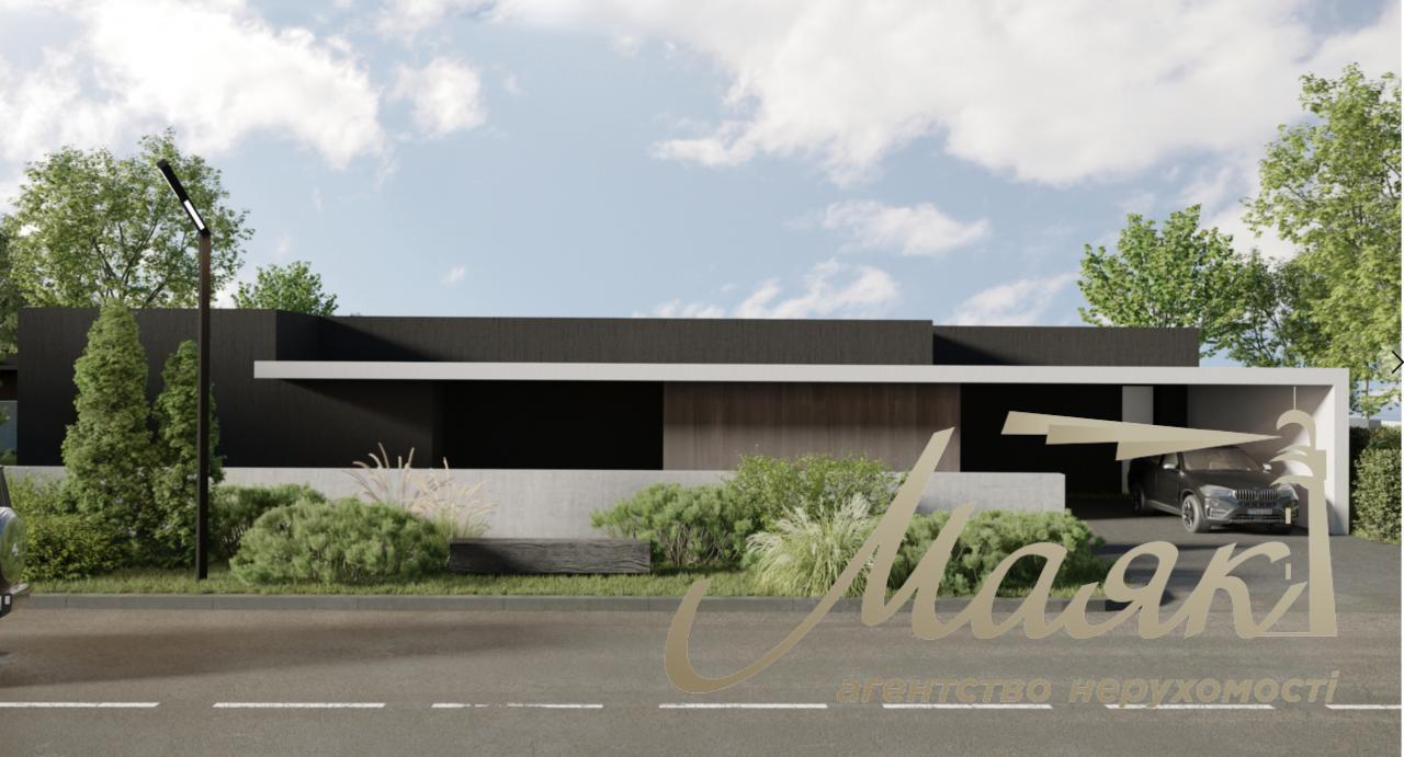 Sale of a 320 m2 house in hi-tech style in Romankov