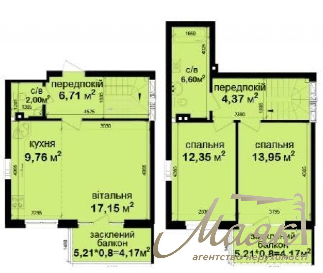 Продається дворівнева квартира в ЖК Кришталеві джерела