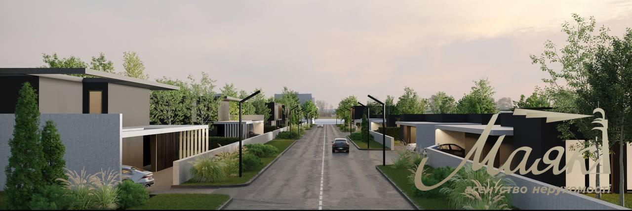 Sale of a 320 m2 house in hi-tech style in Romankov