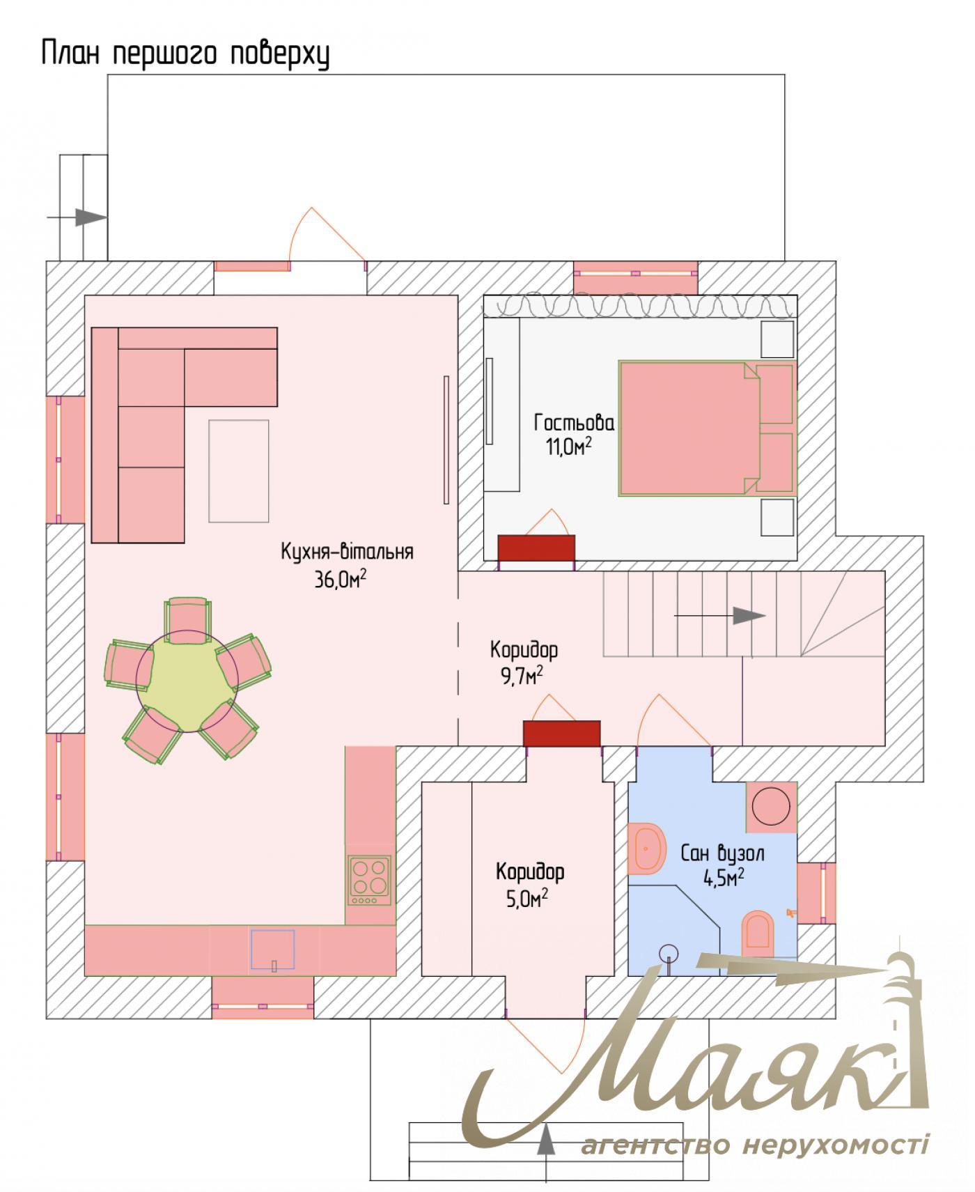 Продаж 2х-поверхового будинку 135м2 ділянка 8 соток с.Ходосівка, Києво-Святошинський район