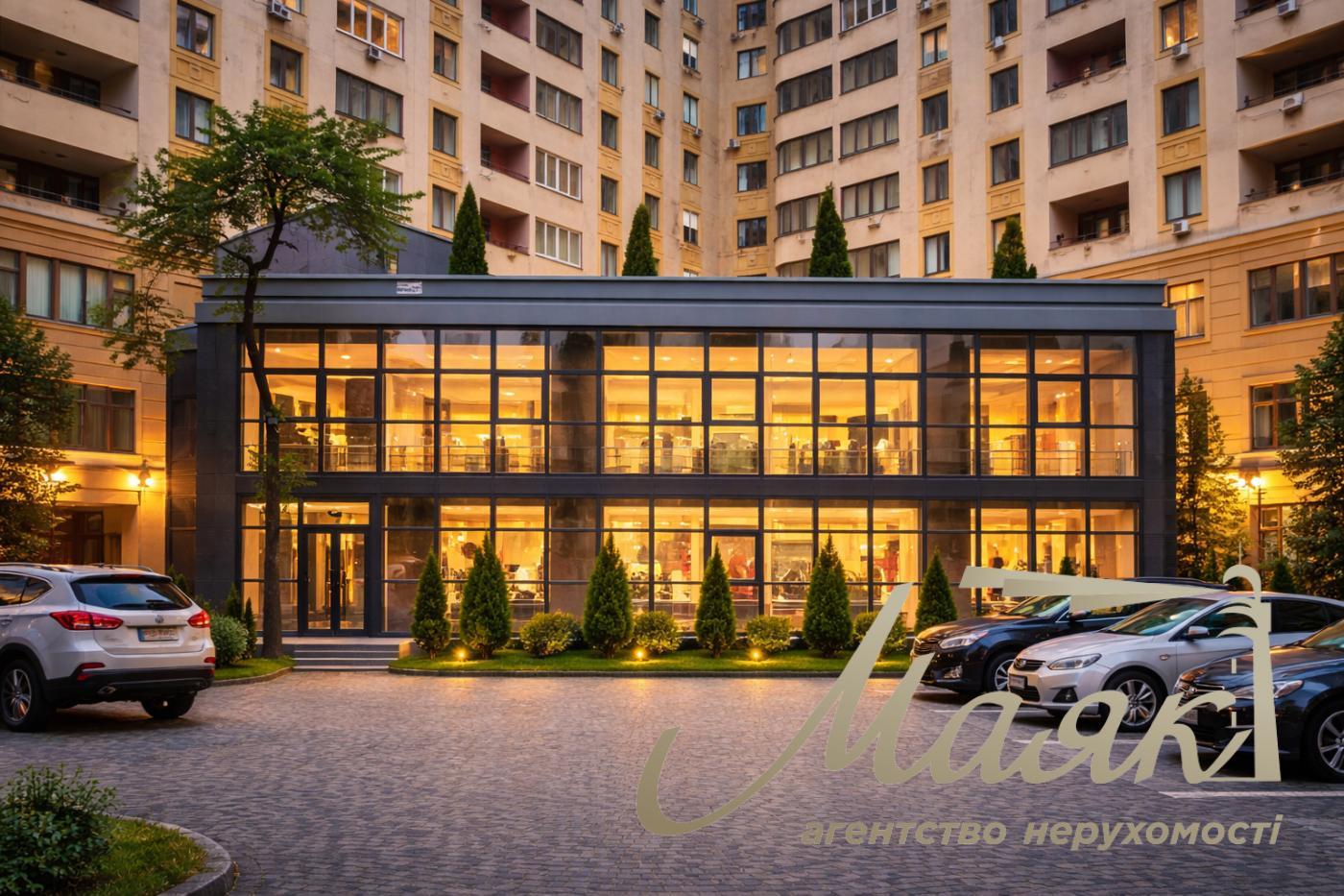 Оренда фасадного приміщення 220м2 в ЖК Atlantic Residences Фасад Оренда