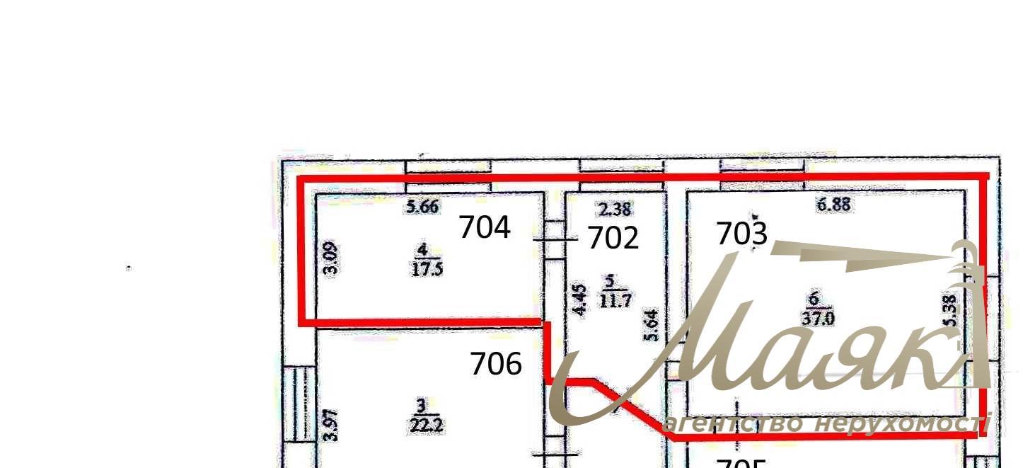 Оренда офісу 66,2 м2 з меблями, Хрещатик, 7/11