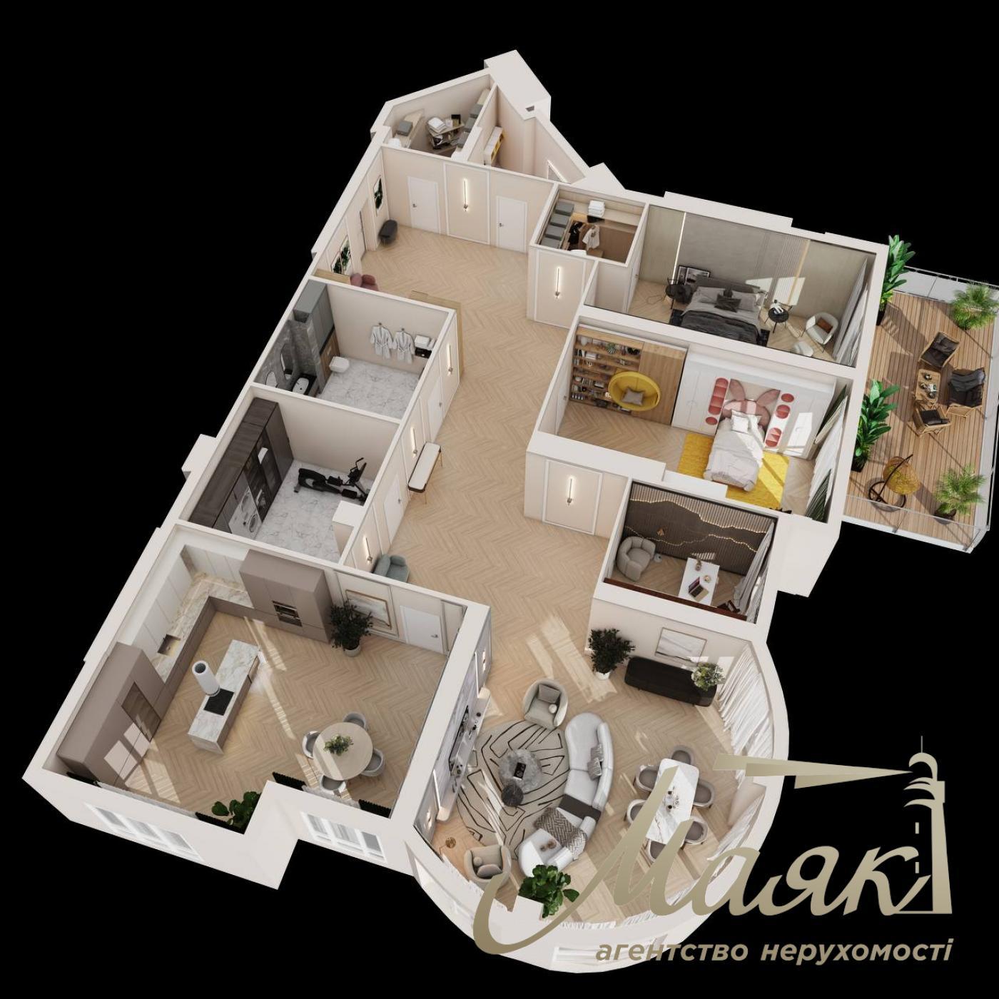 Sale of 4-room apartment in the Diamond Hall residential complex, Ivana Mazepy st., Arsenalnaya