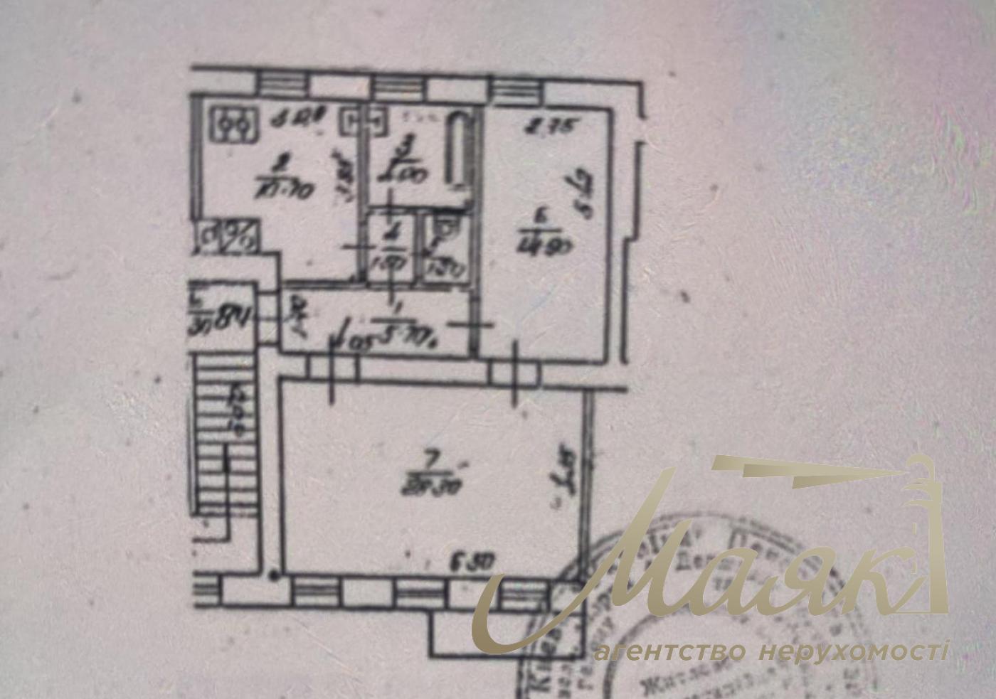 Продаж офісного приміщення 70 м.кв., Золоті Ворота, вул. Інститутська