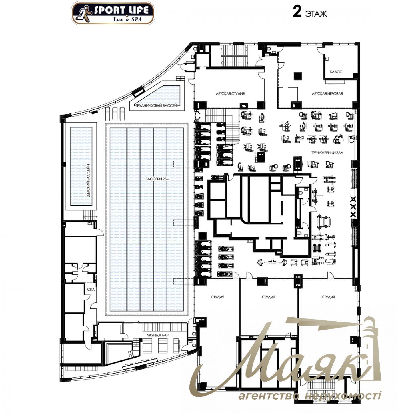 Продаж фітнес-центру, ЖК Park Avenue VIP