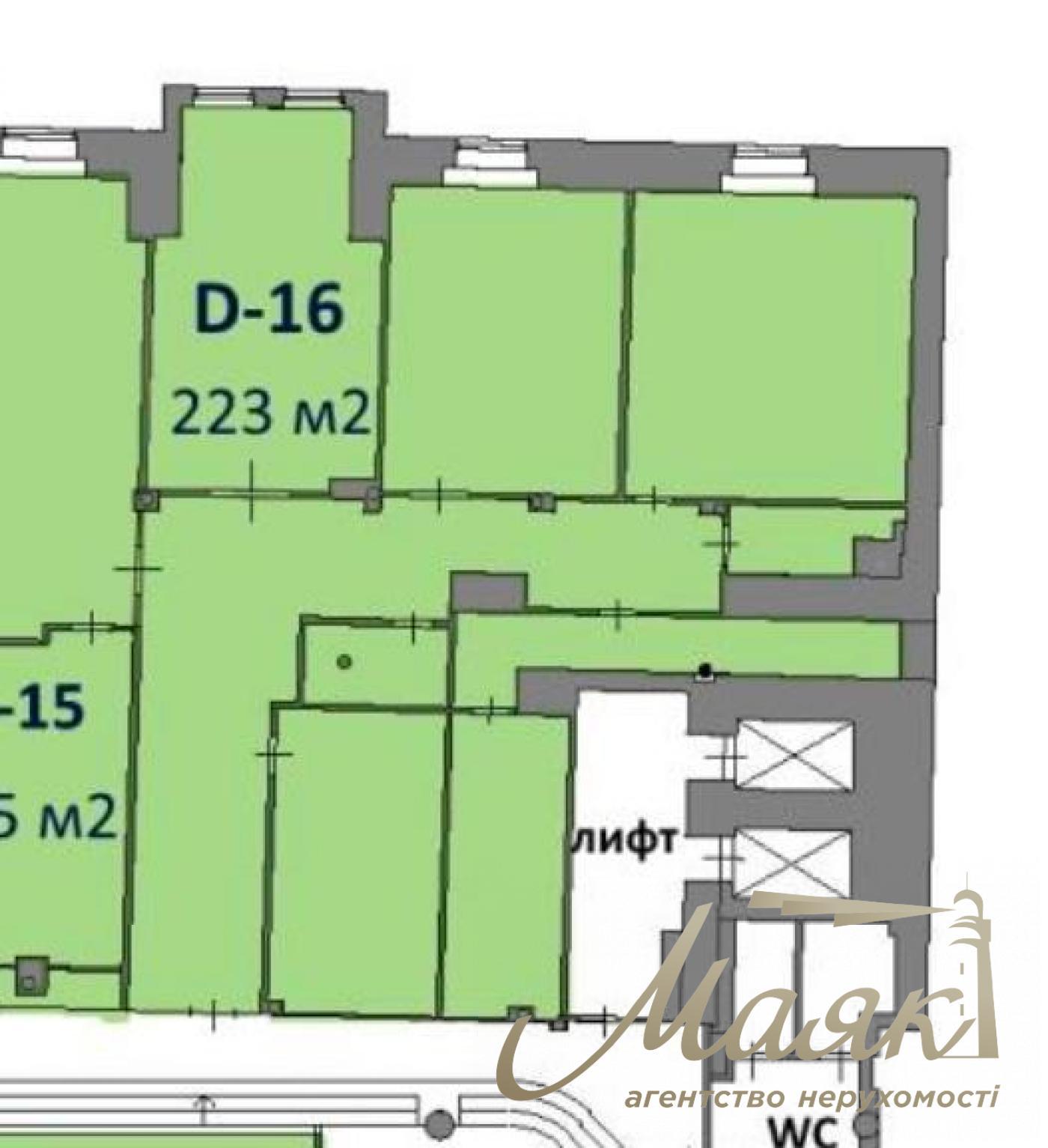 Аренда офиса 223 м²  ул. Большая Васильковская, Киев