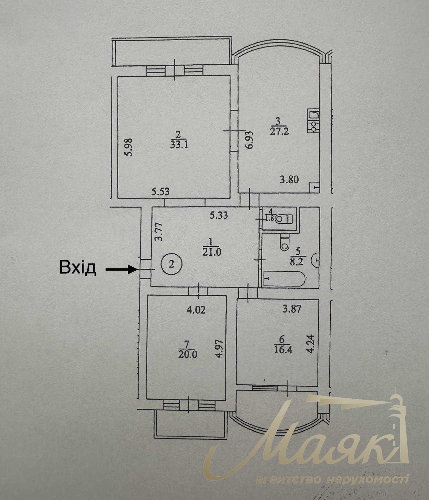 Аренда 3-комнатной квартиры, Оболонская Набережная 15