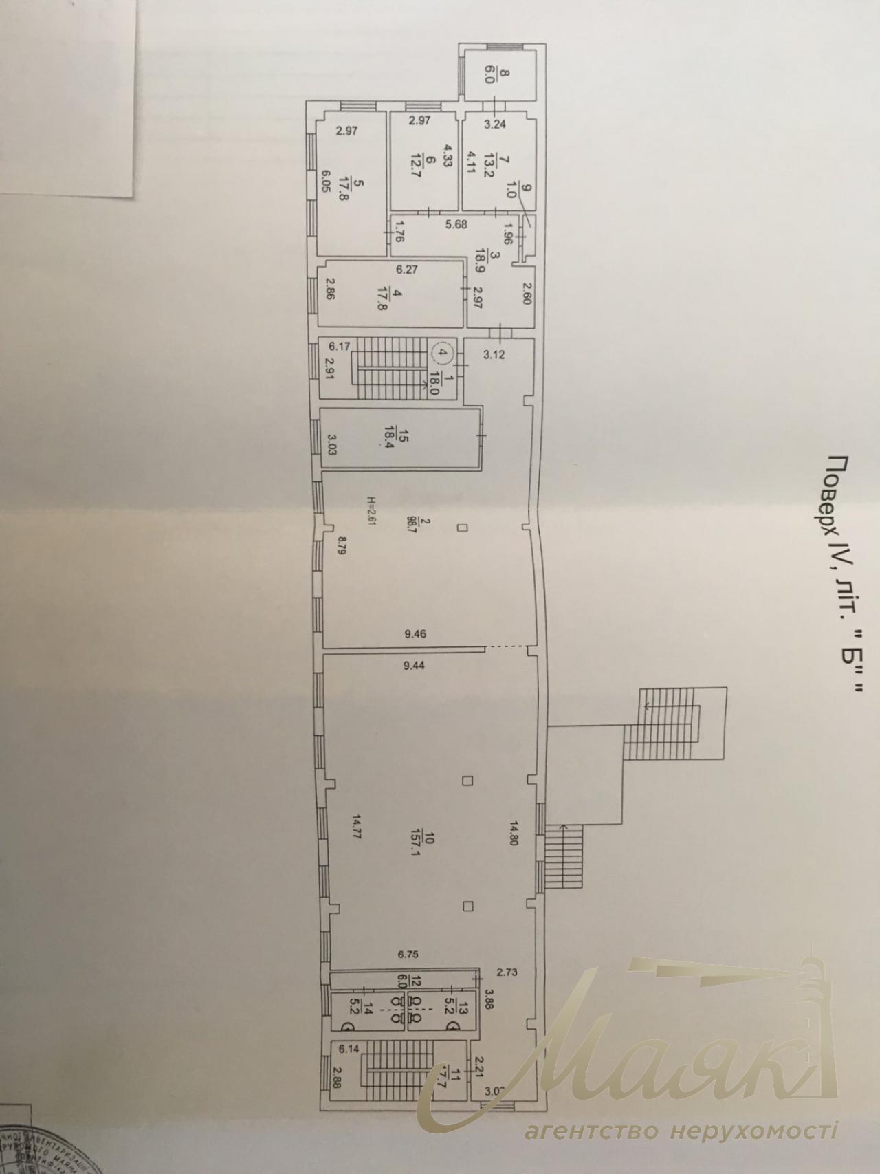 Sale of Office building 2500m. with repairs st. Boryspilska 19b