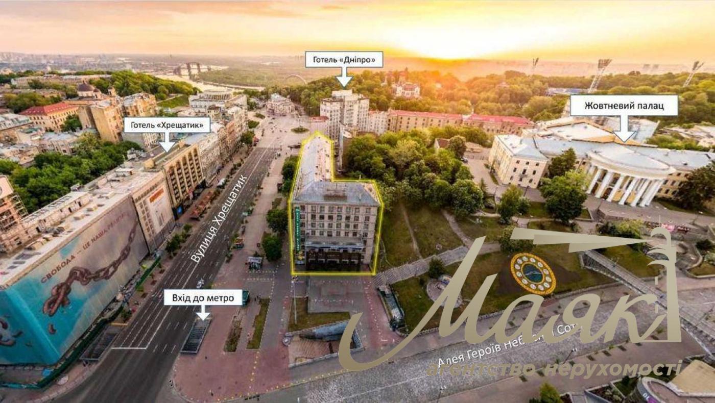 Оренда офісу 108 м.к. на Хрещатику, Центр