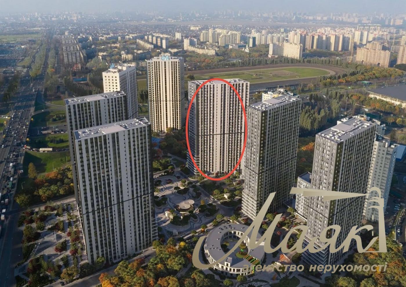 Продаж 1-кімнатної квартири 47м2 у ЖК Метрополіс