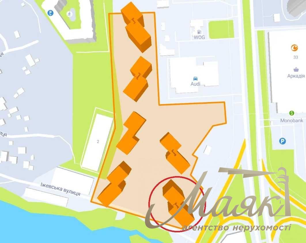 For sale 1k apartment 45m2, LCD SEVEN, SEVEN