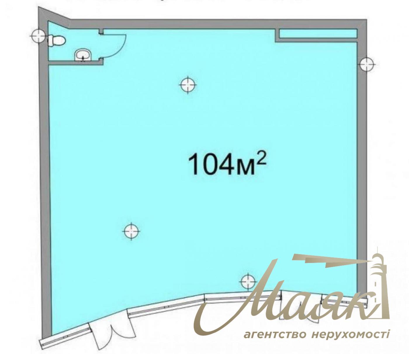 Оренда фасадного приміщення 105м2, ЖК Новопечерські Липки