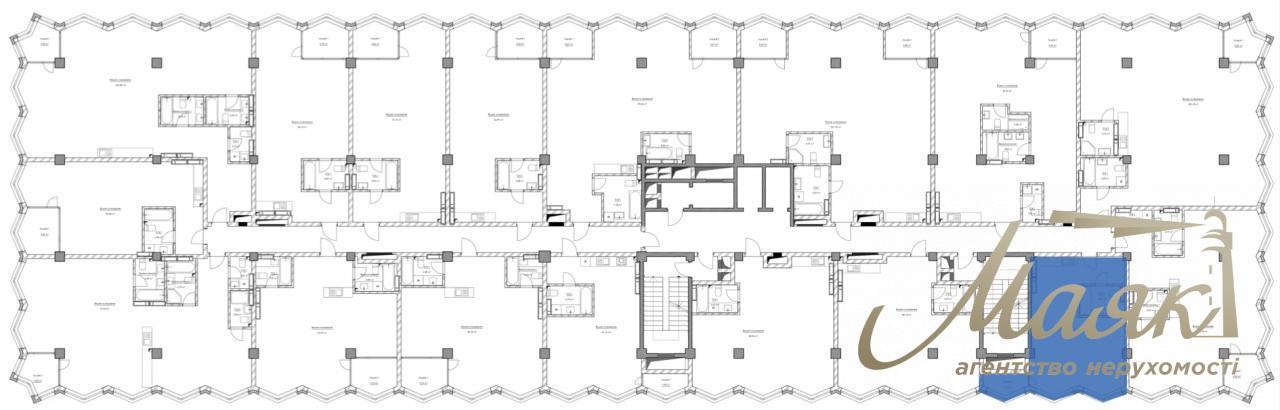 Apartment for sale in KYIVPROEKT City Space residential complex with free layout