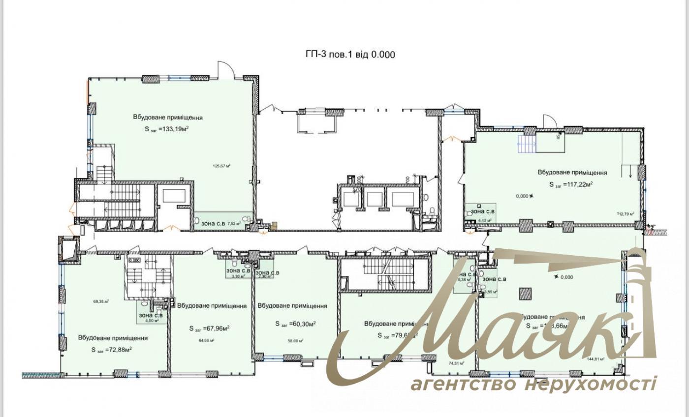 Sale of commercial premises residential complex Novopecherskie Lipki