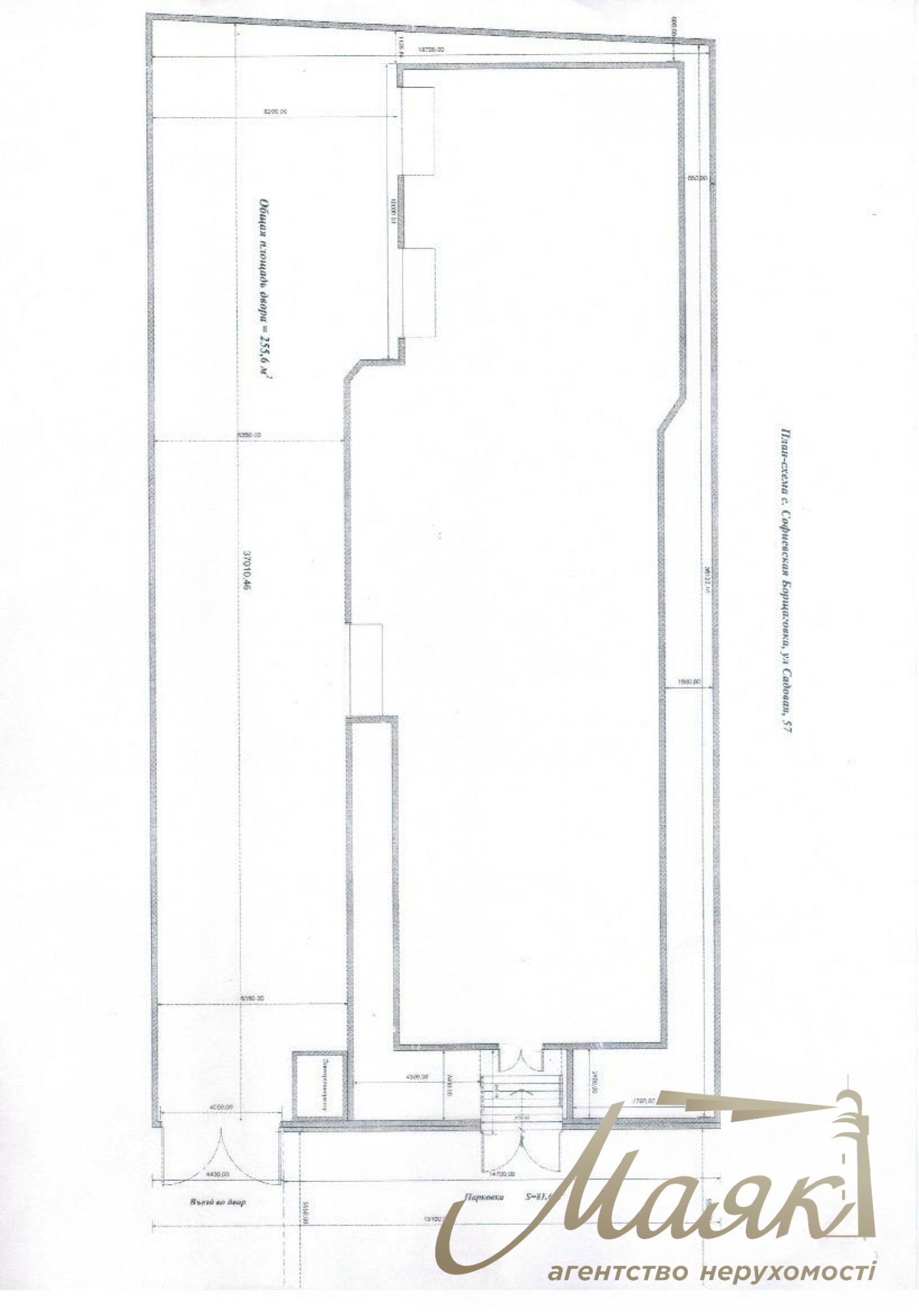 Оренда фасадної будівлі 656м2 за адресою вул. Садова, Софіївській Борщагівці