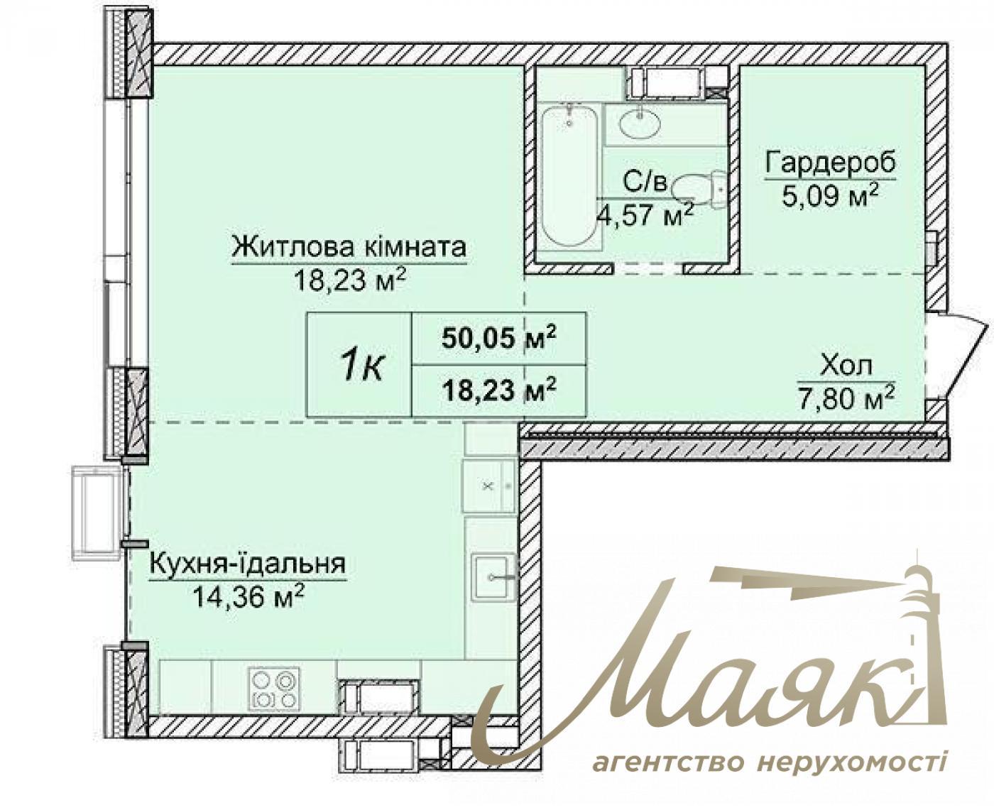 Продажа 1-комнатной квартиры ЖК Новопечерские Липки, ул. Верхогляда
