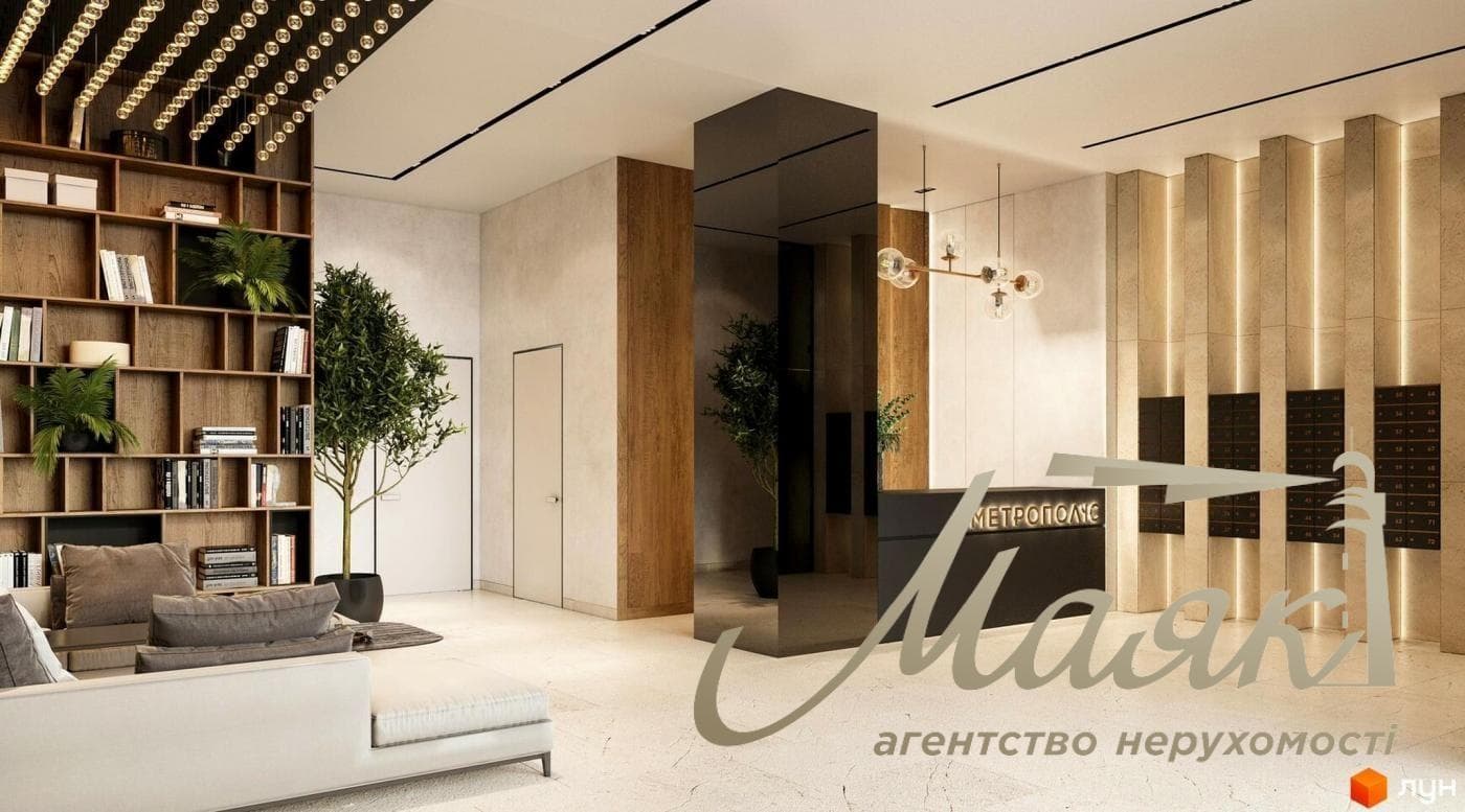 Продаж 1-кімнатної квартири площею 45 м² у ЖК «Метрополіс», Голосіївський район