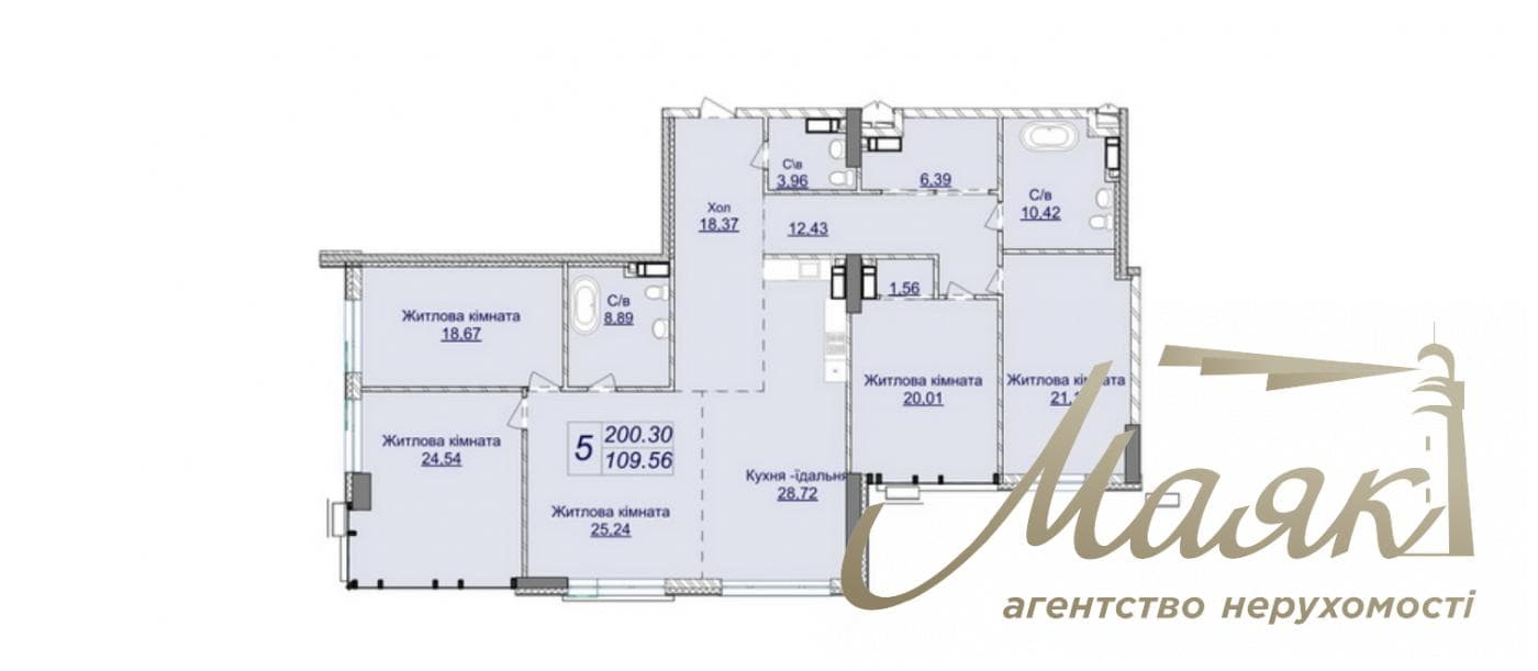 Продажа видовой 5-ти комнатной квартиры, 200 м2 в ЖК Новопечерские Липки, ул. Драгомирова