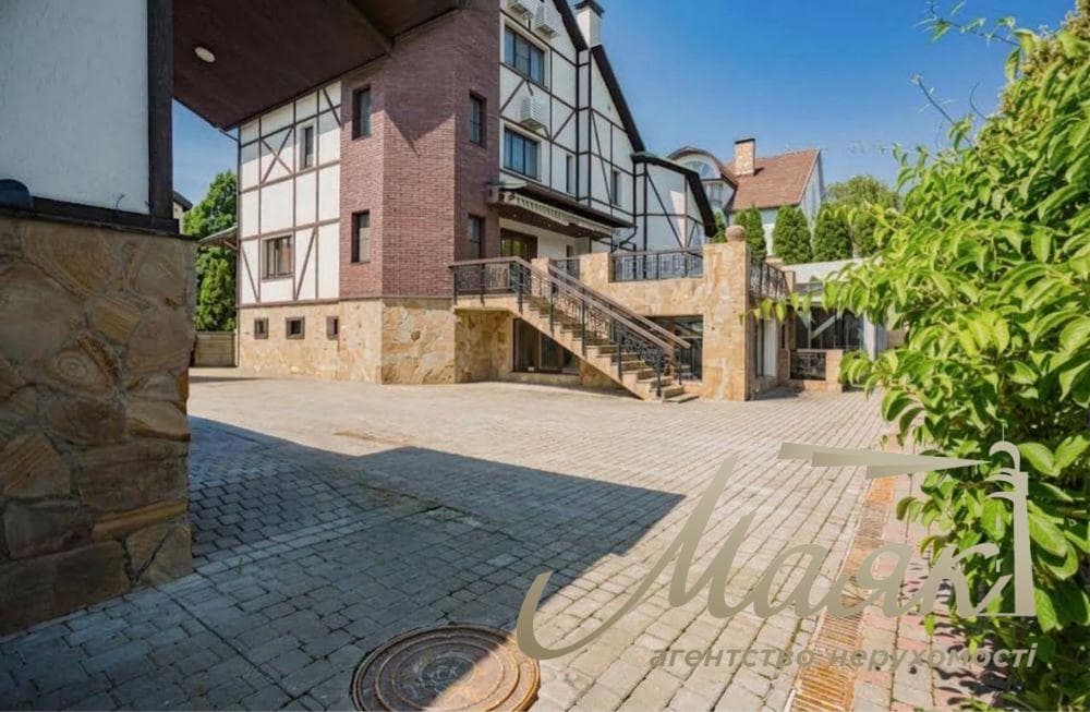 Оренда ексклюзивного будинку в Козині площею 600 м² + гостьового будинку площею 140 м², 24 сотки, 2 басейни, Козин/Конча-Заспа, Обухівський напрямок, Київська область