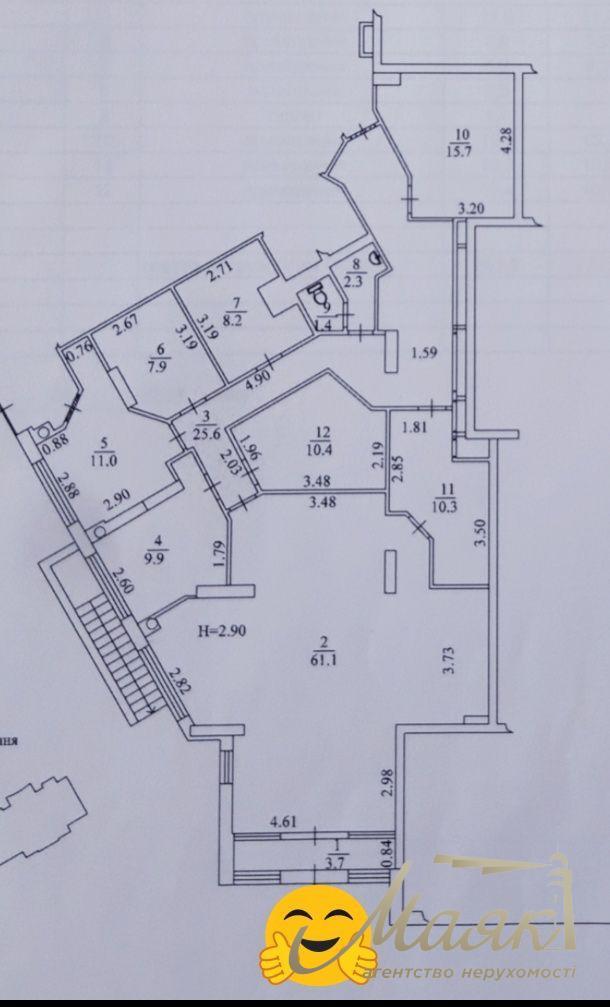 Продаж фасадного приміщення 168 кв.м. Осокорки. вул. Є.Чавдар