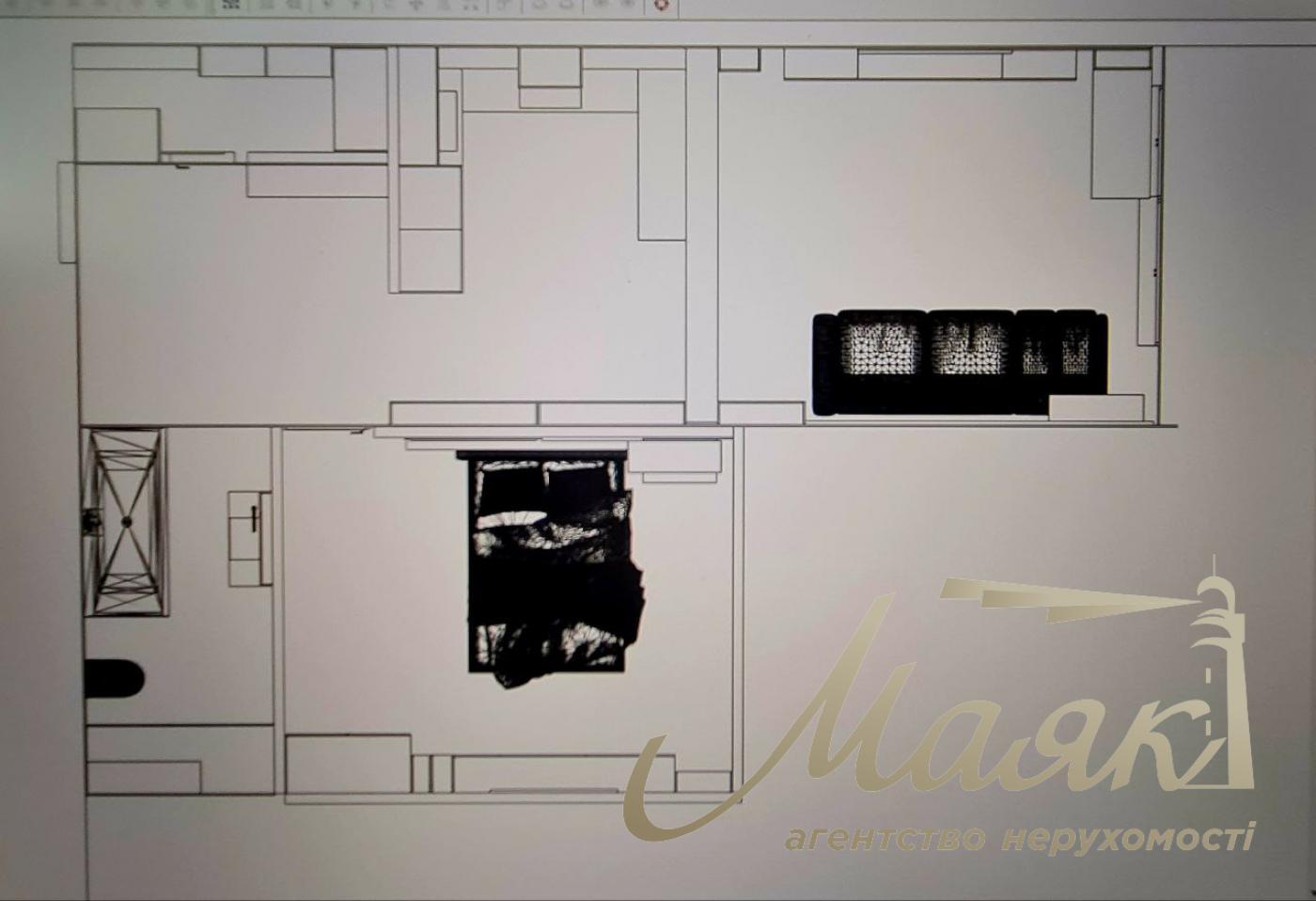 Оренда квартири 56м2 в ЖК "Новопечерська Вежа", Печерський район