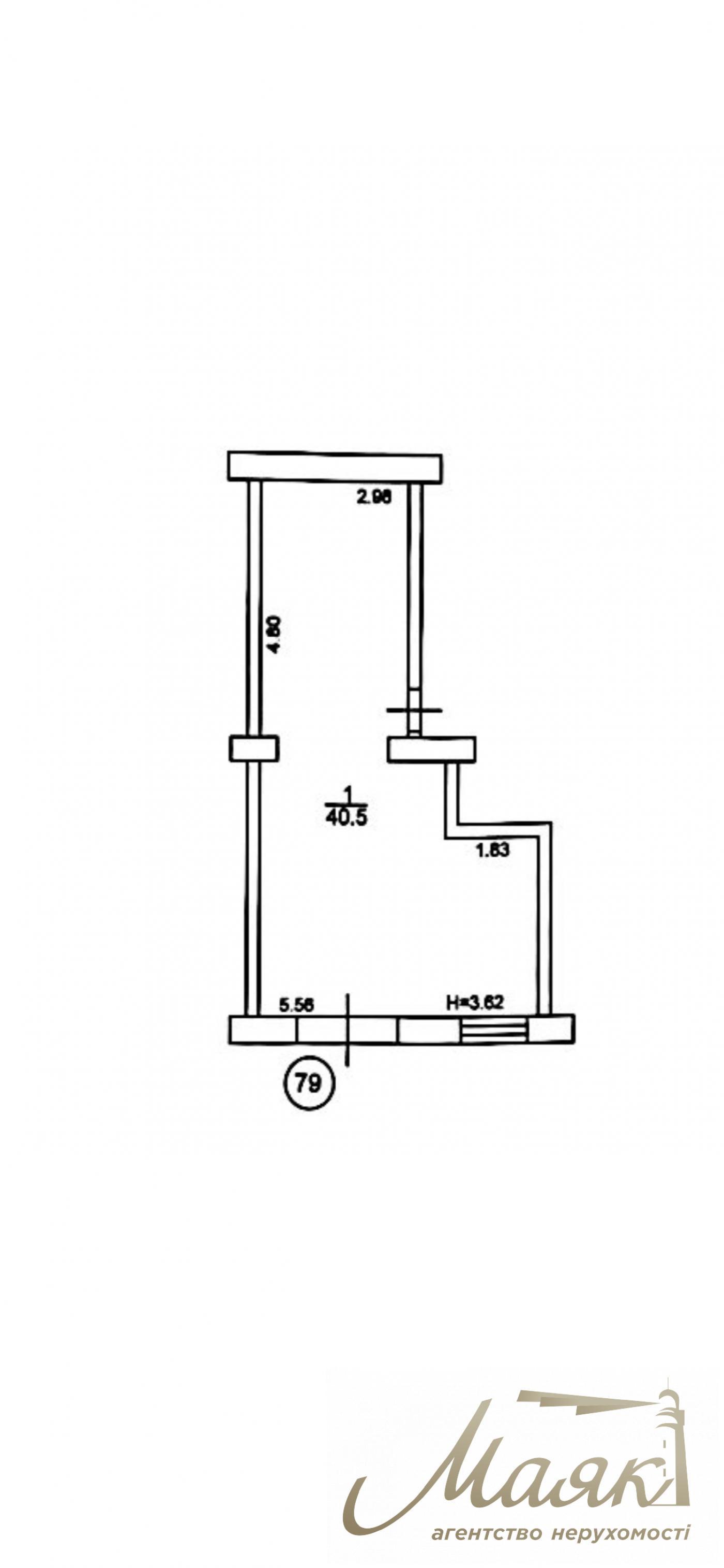 Аренда фасадного помещения 40 м.кв ул Цитадельная