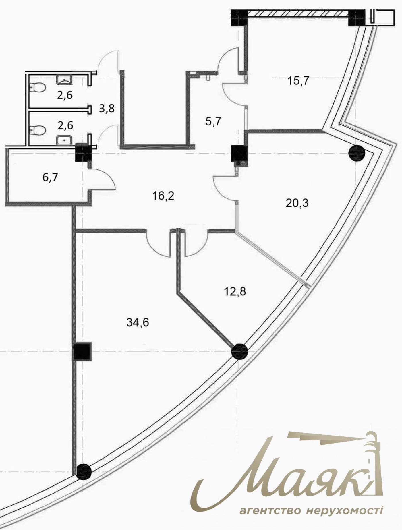 Аренда офиса 120 м² в БЦ Миллениум, ул. Владимирская, Центр