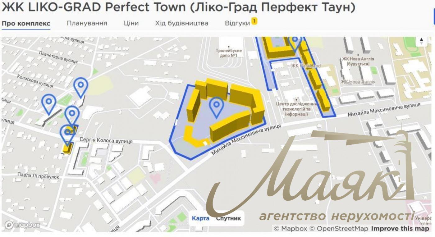 Продаж 2-к квартири ЖК LIKO-GRAD Perfect Town, Голосіївський р-н, Теремки