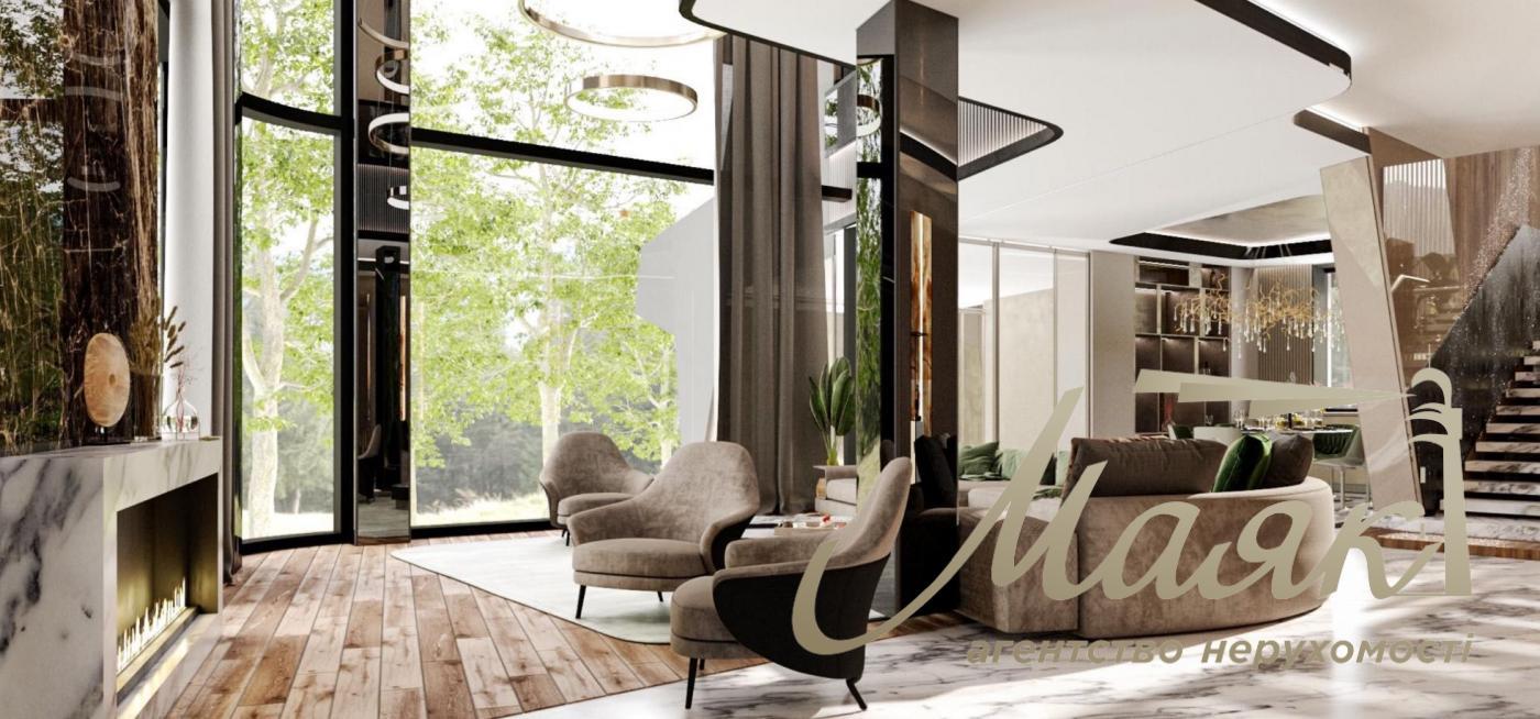 Продаж будинку 406м2 у с.Лісники, КМ "Хутір Ясний", Обухівський напрямок, Київська область.