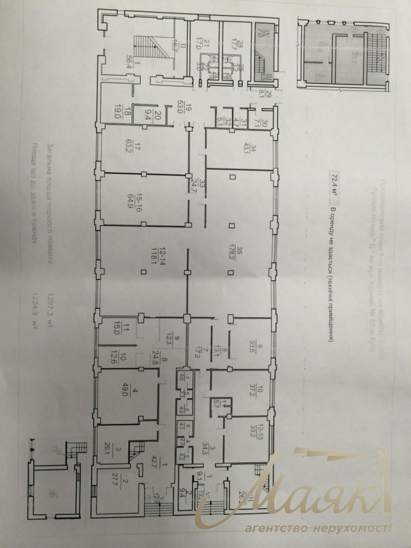 Office for rent 2400m2, Khorevaya 55, Podil, Kyiv