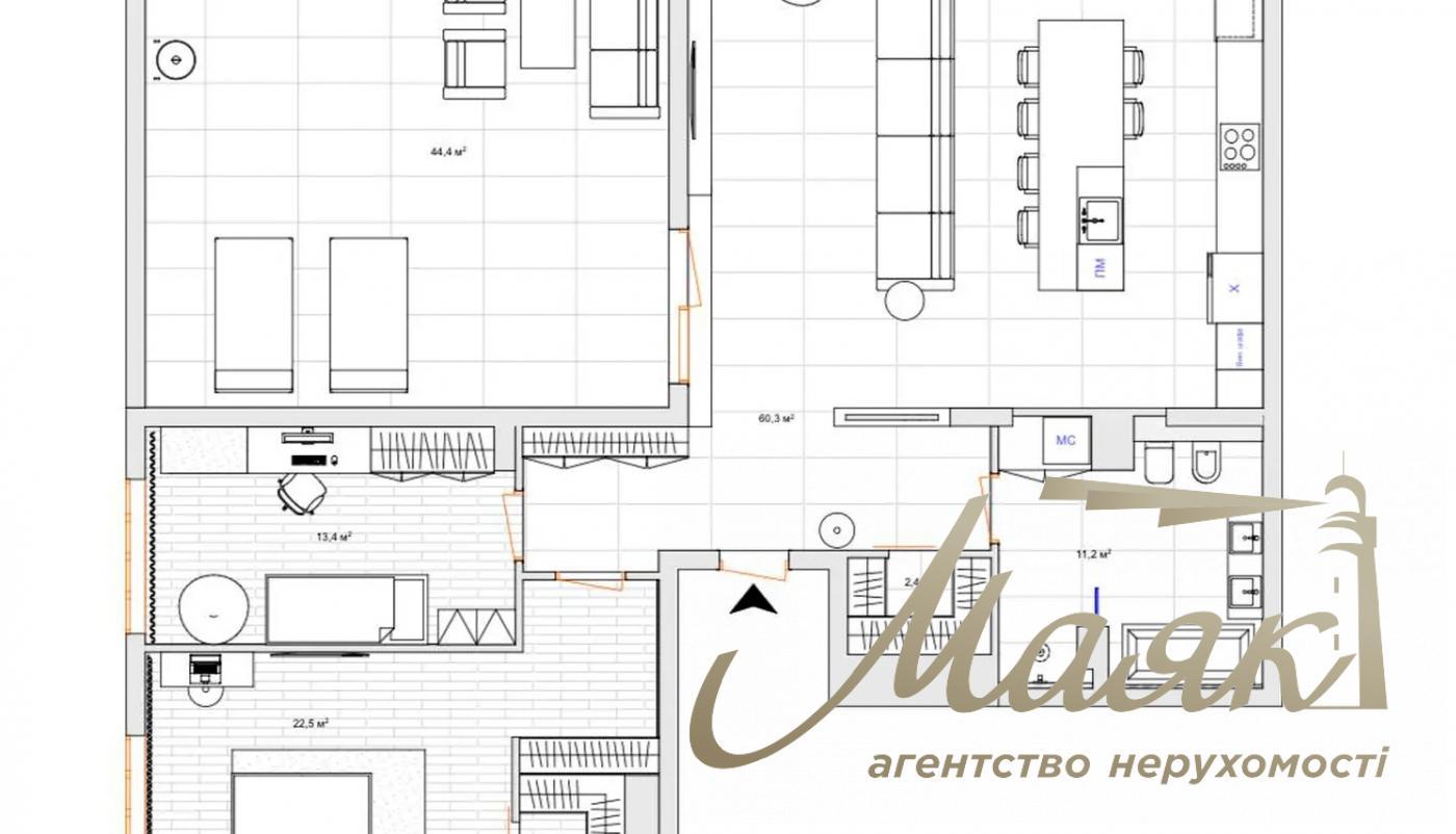 Продаж 3-к квартири ЖК Солом'янський