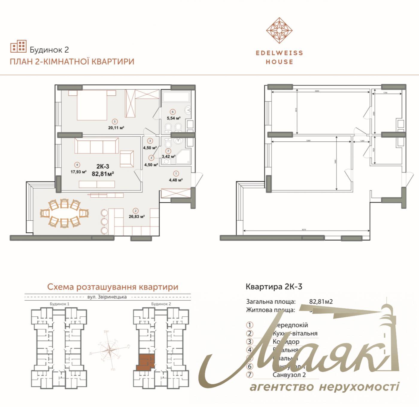 For sale 2-bedroom apartment 84 sq.m. in Residential Complex Edelweiss House| Zverinetskaya| Pechersk