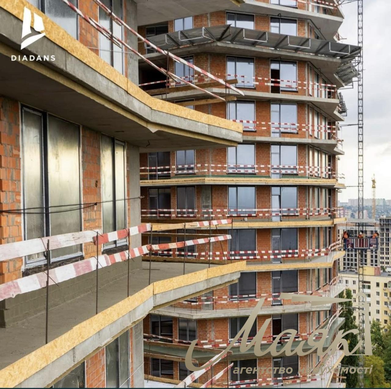 Продажа 2-комнатной квартиры по улице Е. Коновальца 19 ЖК "DIADANS"