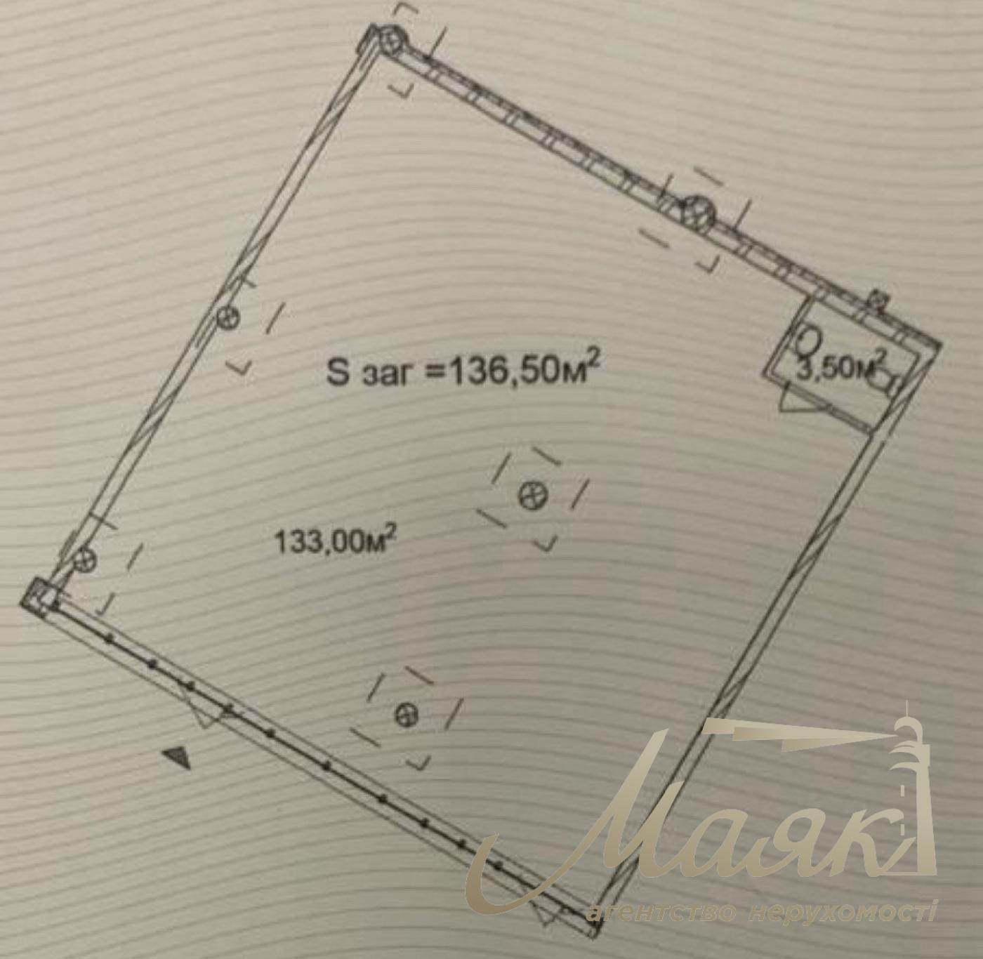 Sale of commercial premises (136m2) residential complex Novopecherskie Lipki, Dragomirova st., 19A