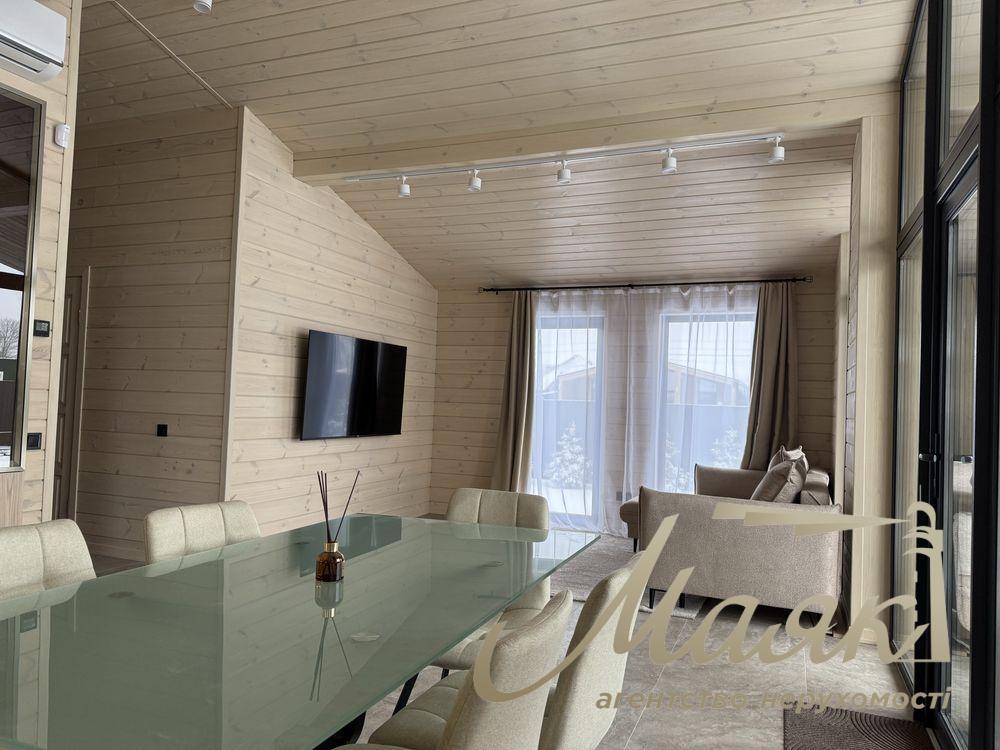 Оренда автономного будинку 140м2 в стилі барнхаус з басейном у Рославичах