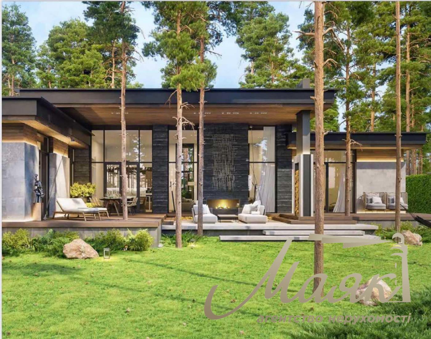 Продаж сучасного будинку в Конча-Заспі, Козин, у сосновому лісі, район котеджного містечка "Сосновий Бір".