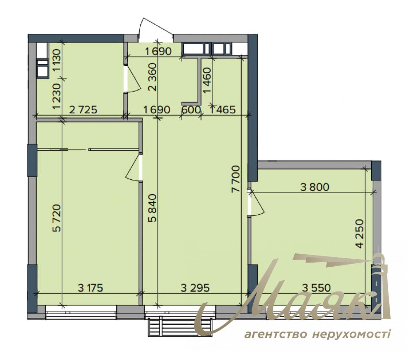 For sale 3-bedroom apartment in LCD Metropolis, Goloseevsky district, Teremki