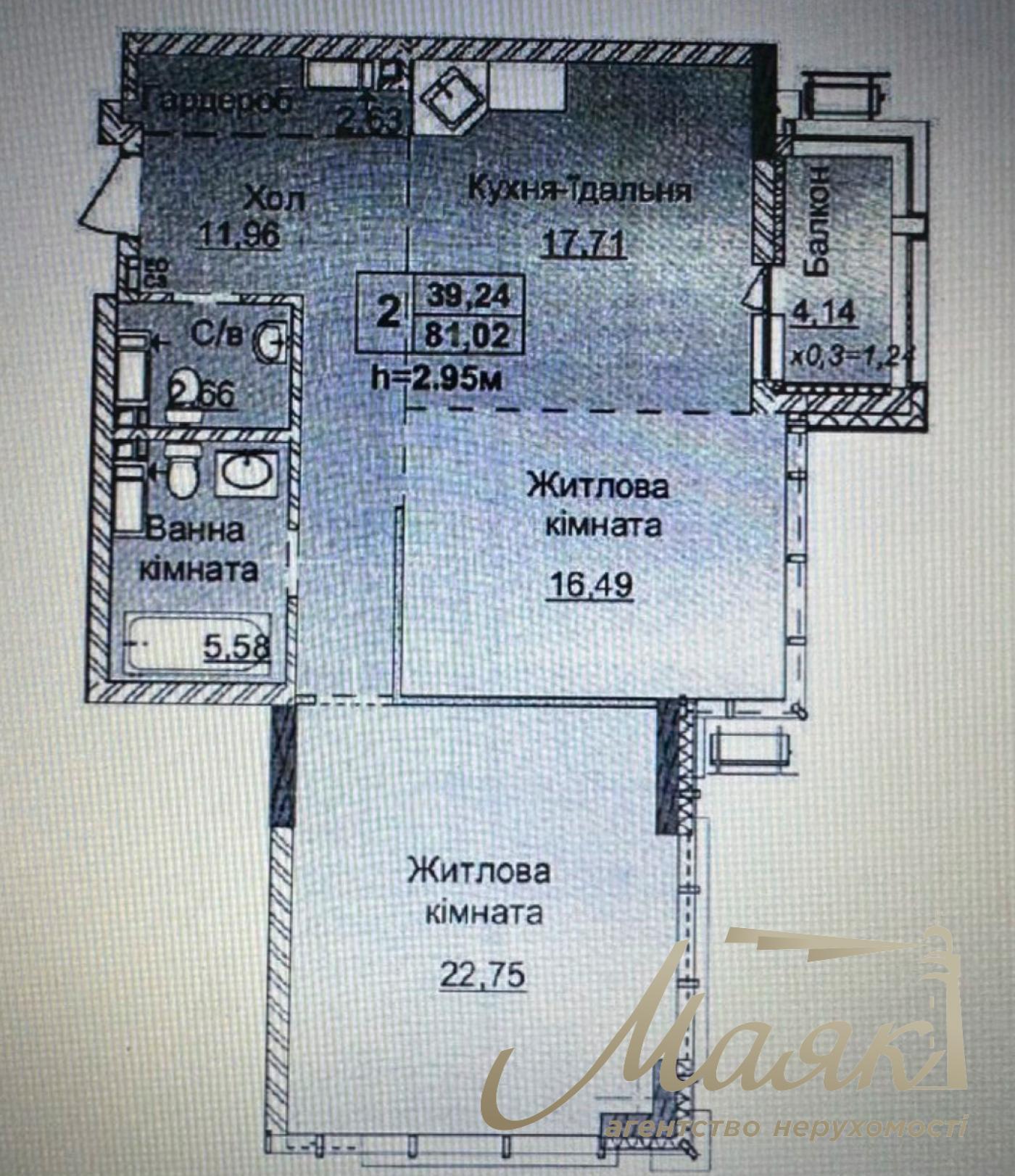 Продажа 2-х комнатной квартиры, 81 м2 в ЖК Новопечерские Липки Драгомирова