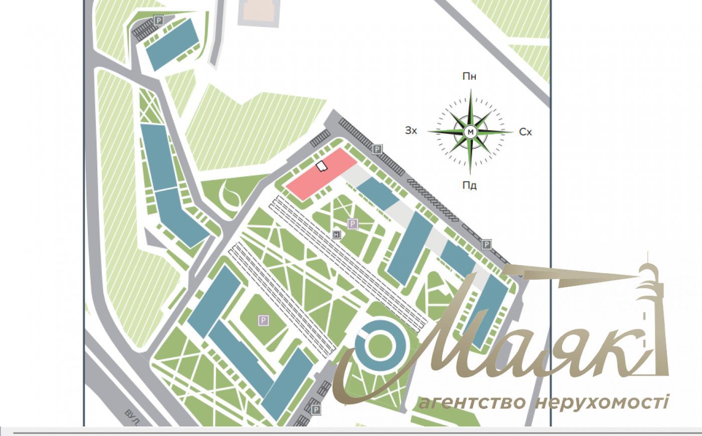Продаж 1-кімнатної видової квартири 45 м2 у ЖК Метрополіс, Теремки
