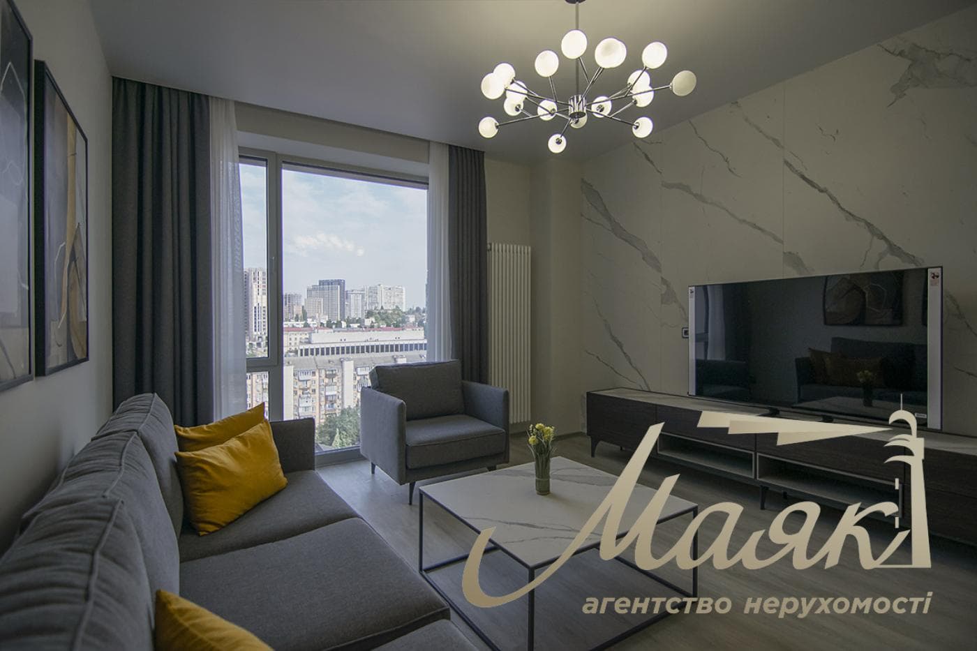 2-Bedroom Apartment for Rent on Antonovych Street, Atlantic Residence Center, Holosiivskyi District