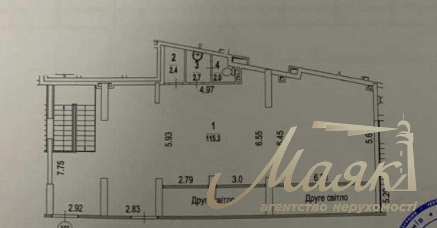 Rent of facade commercial premises of the Great residential complex, Prichalnaya St., 14
