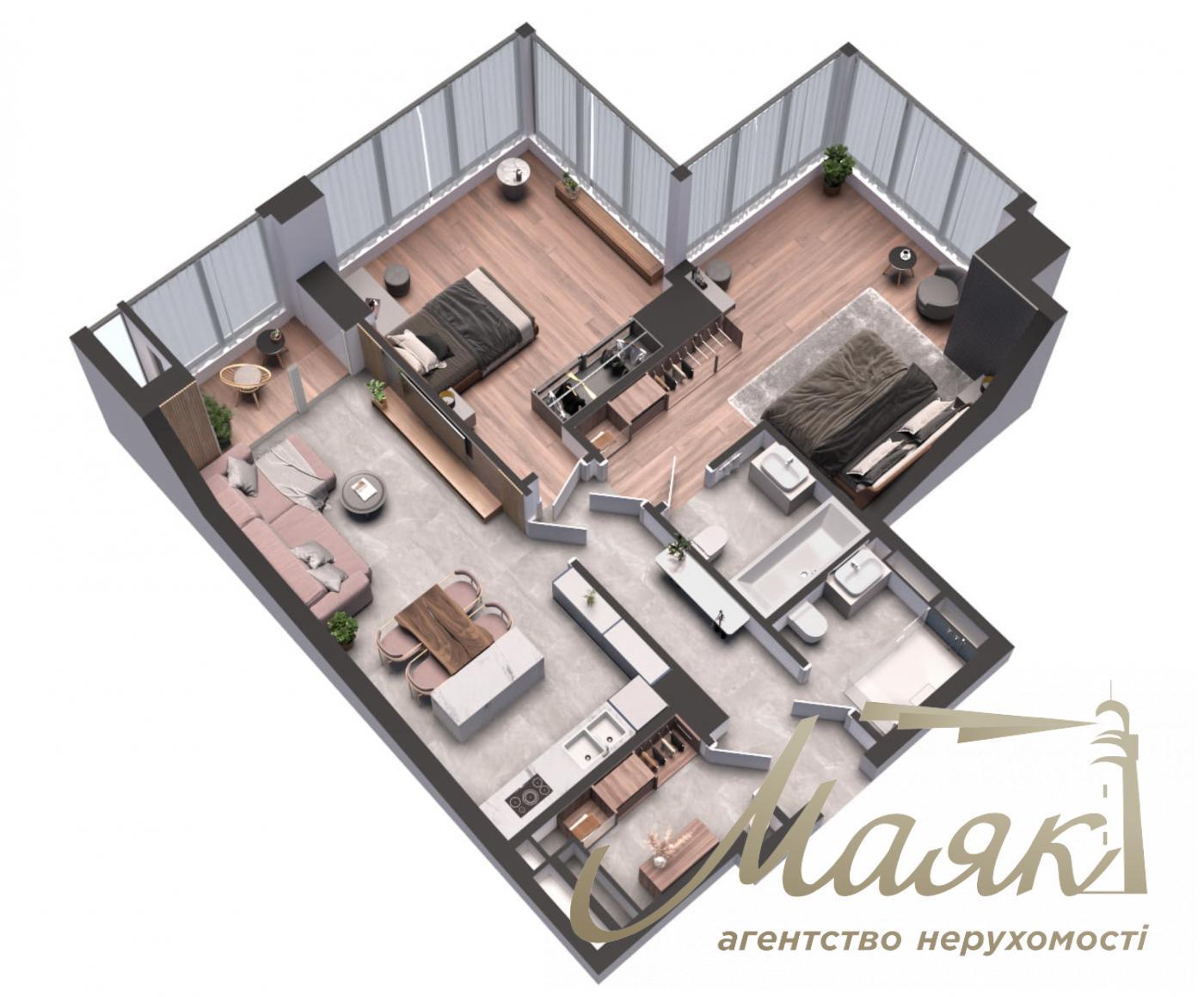 Продажа 2-комнатной квартиры ЖК А136 ул. Антоновича