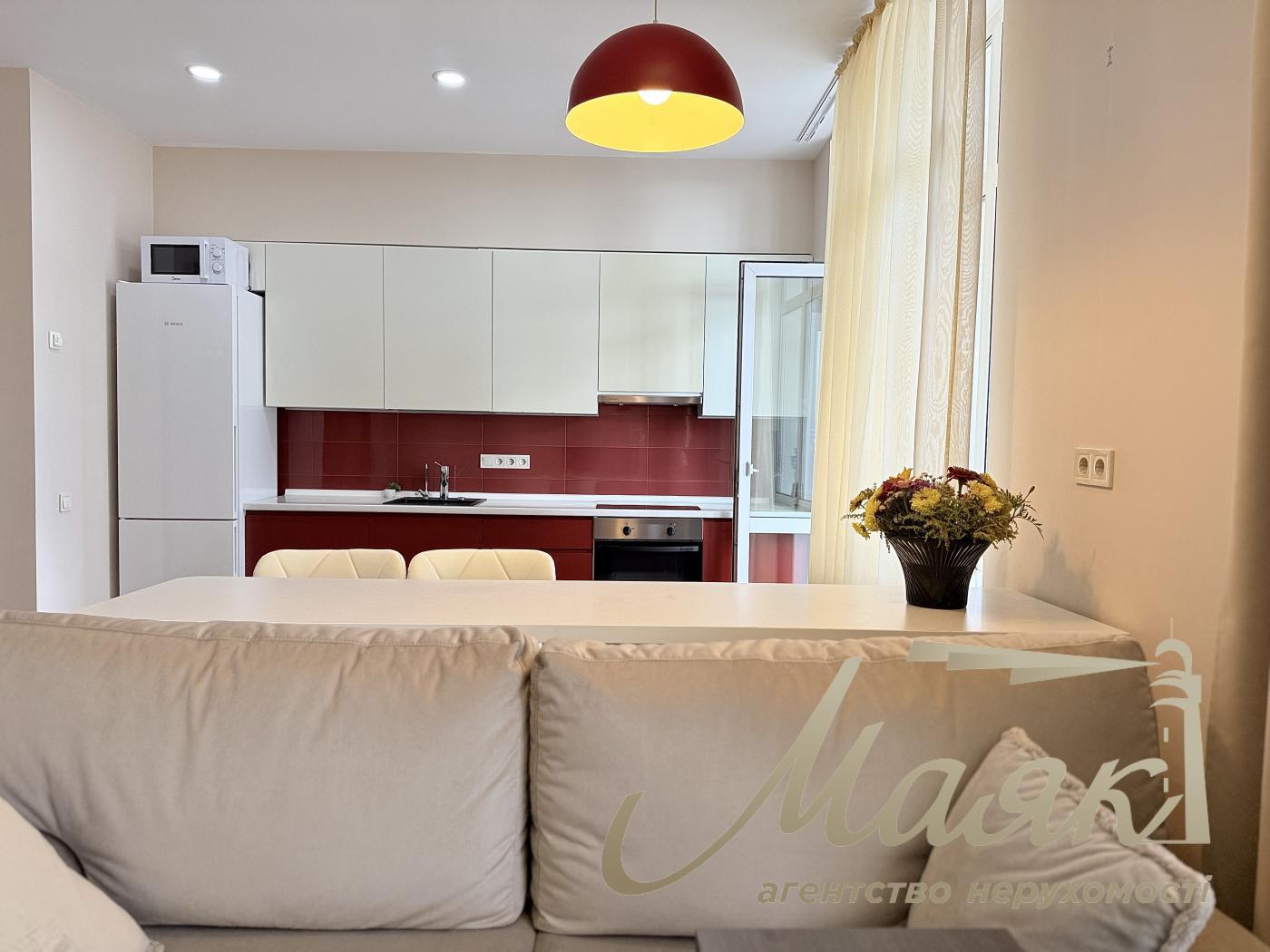 Rent 1-bedroom apartment 55 m² in LCD "Novopecherskie Lipki" str. Dragomirova, 20, 11th floor, Pechersk district, Kiev.