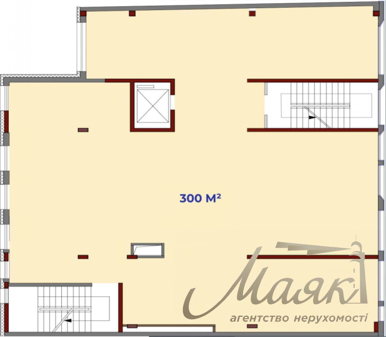 Floor in a modern business center of the capital