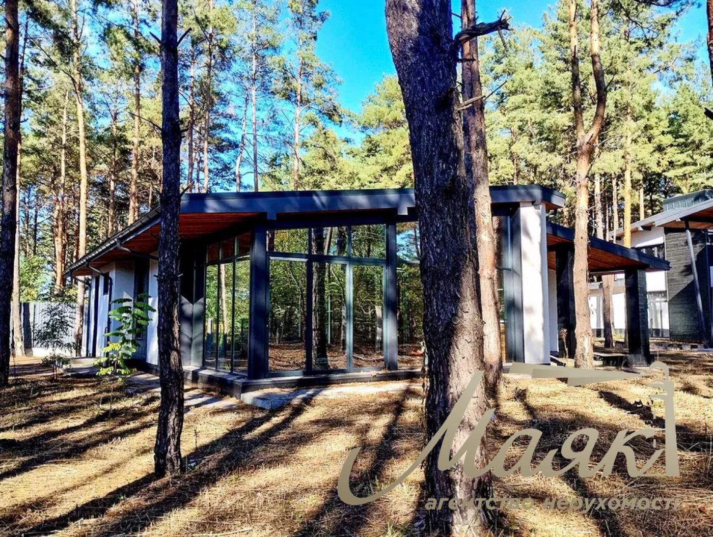 Продажа нового дома в лесу — стильный современный коттедж в селе Зазимье, Броварский район.